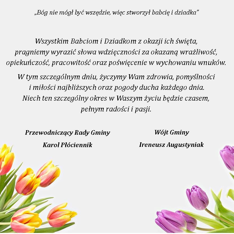 życzenia na Dzień Babci i Dziadka